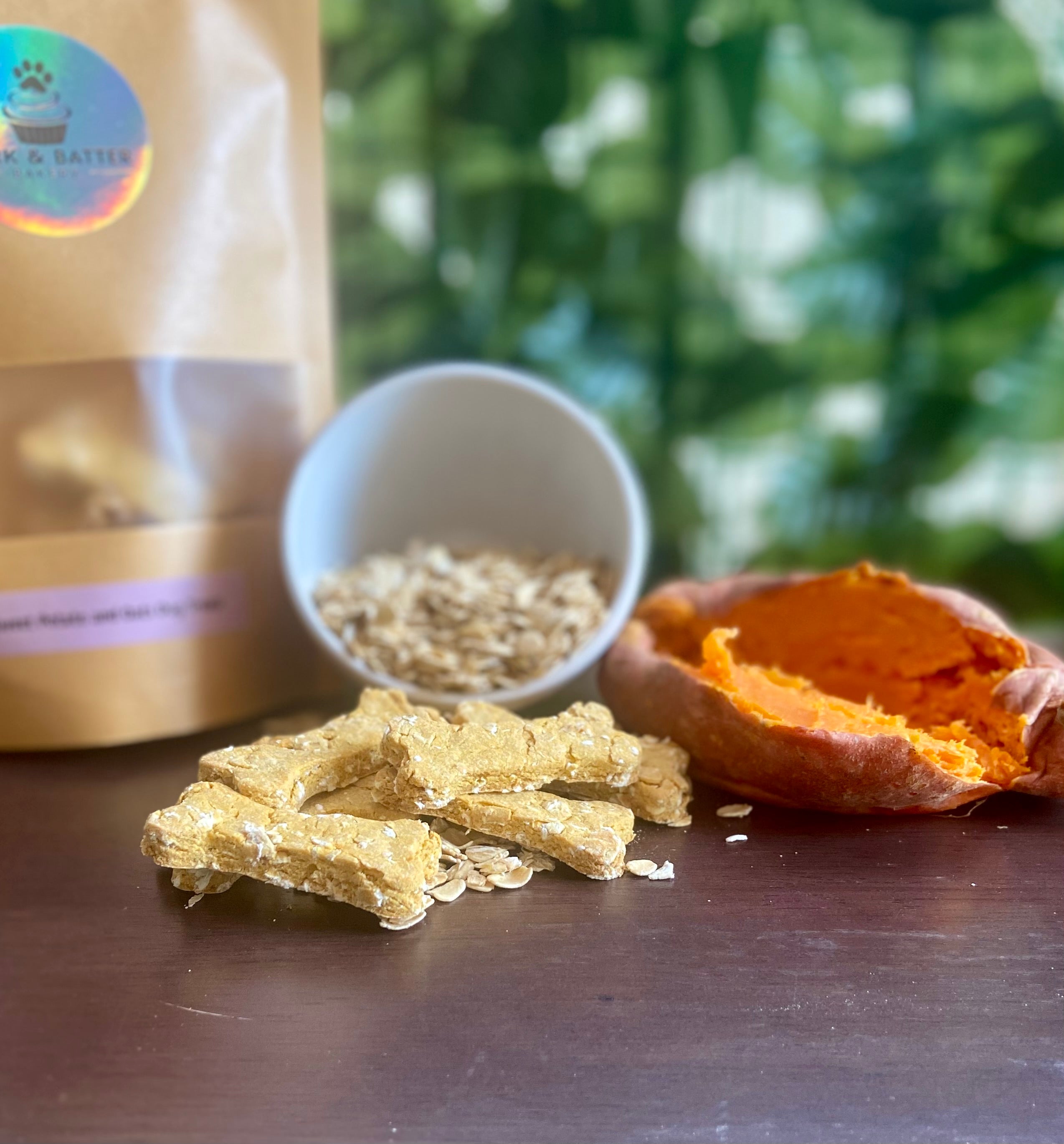 Sweet Potato and Oat Premium Dog Treats
