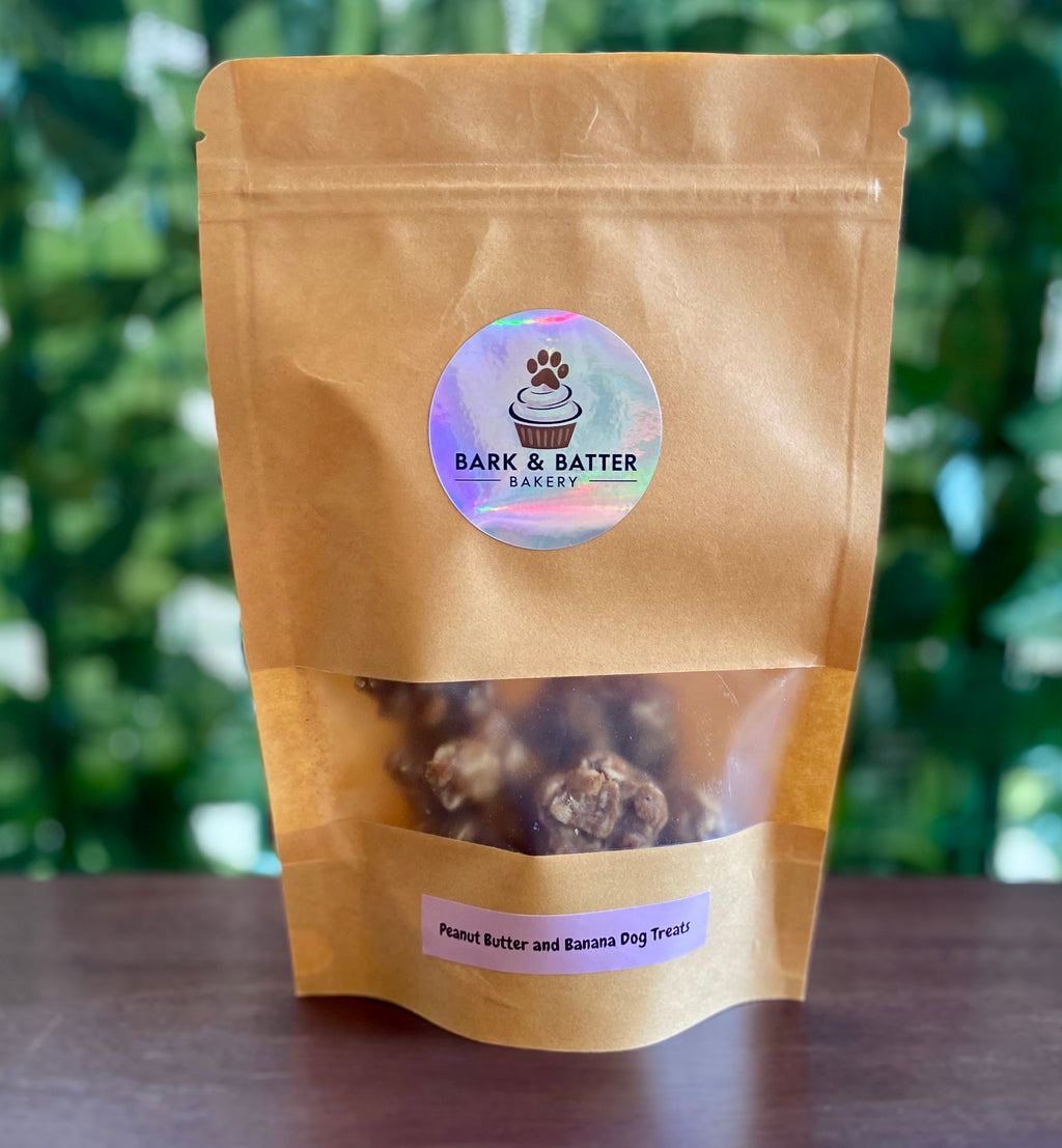Homemade Premium Peanut Butter & Banana Dog Treats